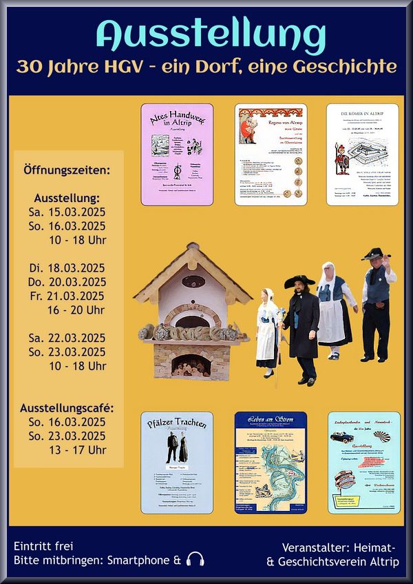 Ausstellung: 30 Jahre Heimat- und Geschichtsverein Altrip e.V.