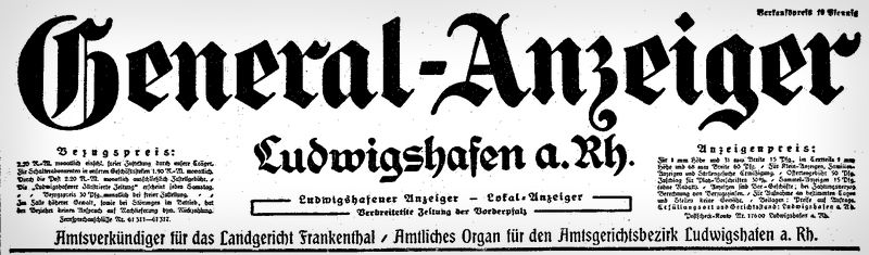 General-Anzeiger Ludwigshafen