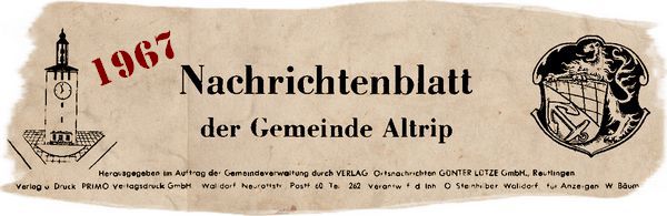 Nachrichtenblatt der Gemeinde Altrip