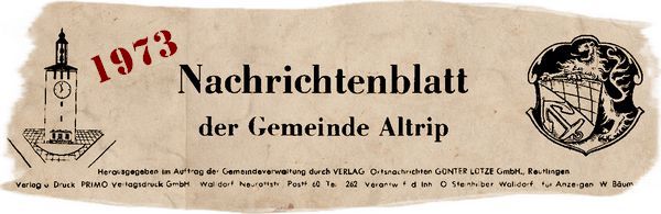 Nachrichtenblatt der Gemeinde Altrip