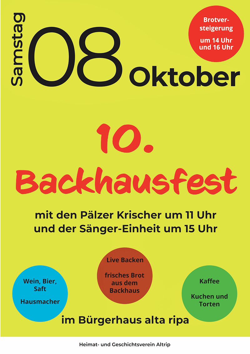ALTRIPER BACKHAUSFEST 2022 ALTRIPER BACKHAUSFEST 2022