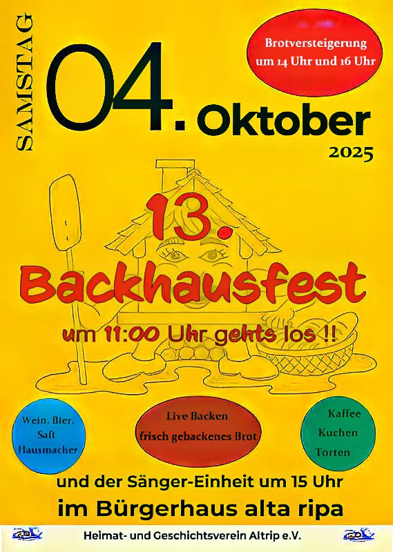 13. Altriper Backhausfest