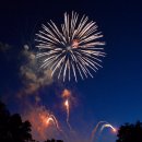 Abschlussfeuerwerk am Montag, 8. Juli 2019. 