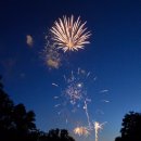 Abschlussfeuerwerk am Montag, 8. Juli 2019. 