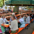 Frühstück im Park am Montag, 8. Juli 2019. 