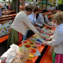 Frühstück im Park am Montag, 8. Juli 2019. 