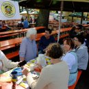 Frühstück im Park am Montag, 8. Juli 2019. 