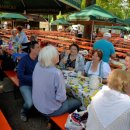 Frühstück im Park am Montag, 8. Juli 2019. 